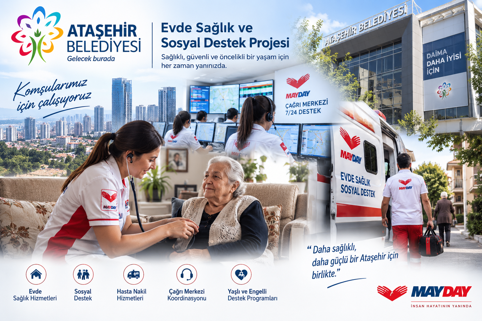 Ataşehir Belediyesi Sağlık ve Sosyal Destek Projesi